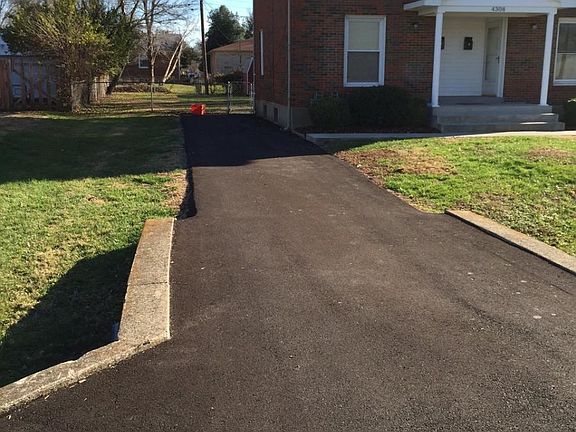 Long private driveway