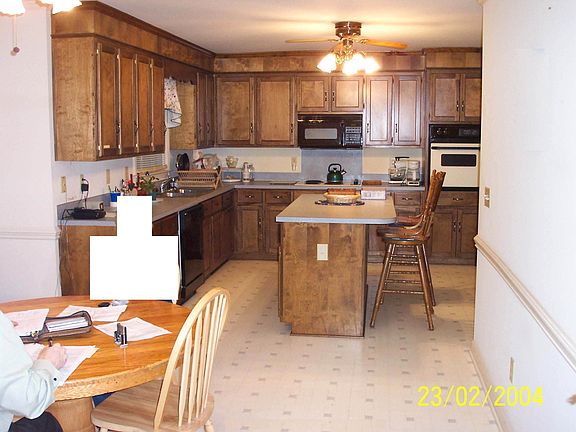 Kitchen from back door