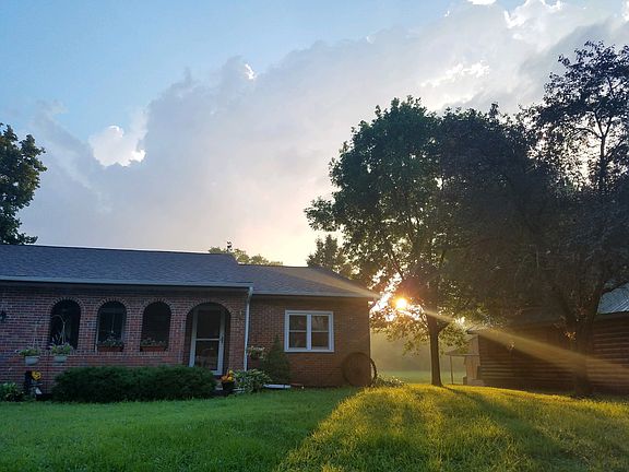 Sunrise over the house