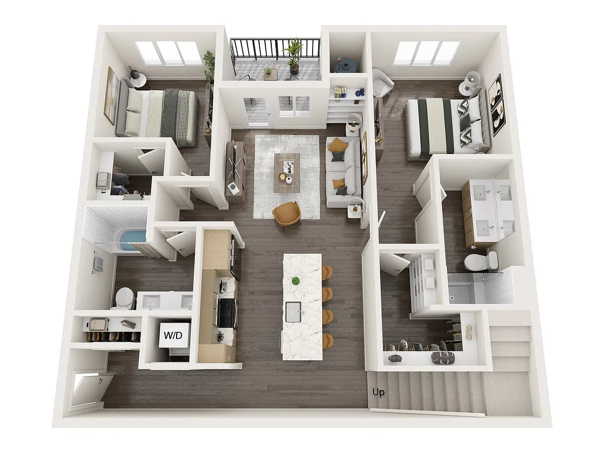 Floor plan 2I THLoft
