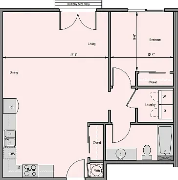 1 Bedroom 1 Bedroom