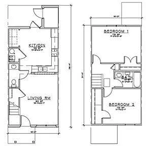 Floor plan 2 Bdrm