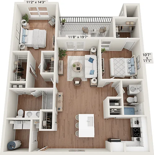 Floor plan B2