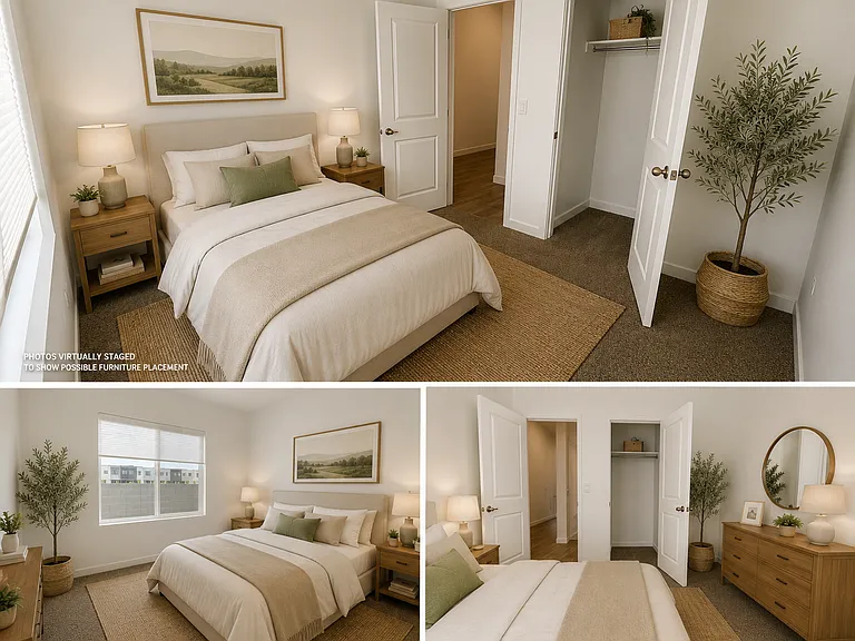 Secondary bedroom furniture placement ideas