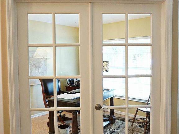 Den w/French Doors & Transom