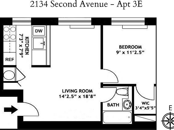 2nd image of 2134 2nd Ave APT 3E