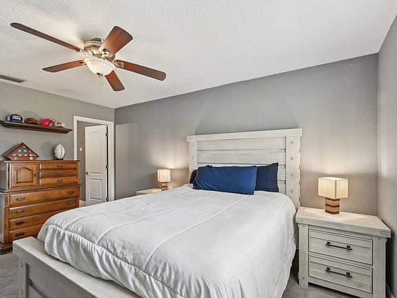 Master Bedroom with Walk-in Closet and Bath.