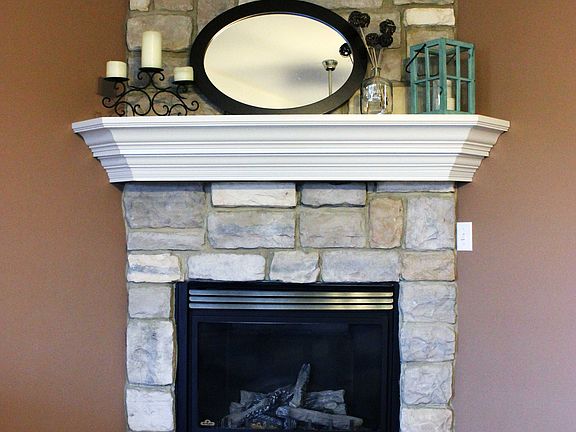 Stone Fireplace
