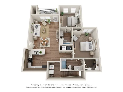 Floor plan 2x2 2nd flr w/ Garage