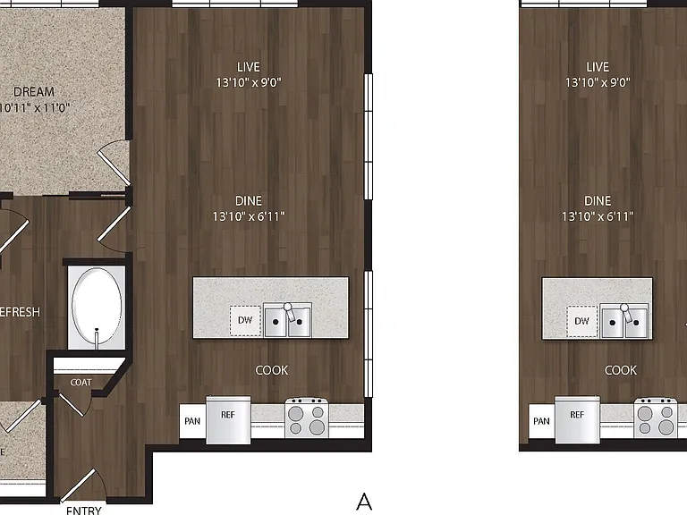 A9 A floor plan The Dylan