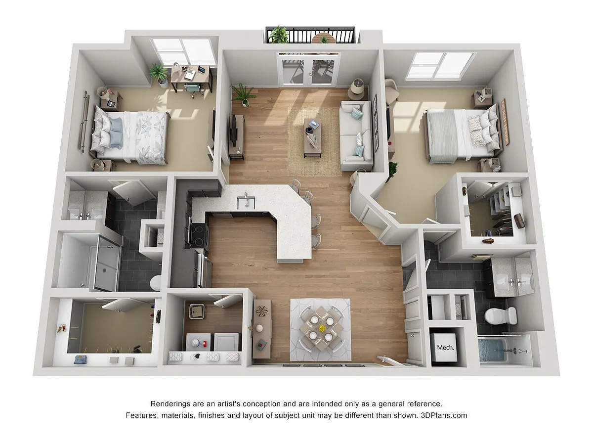 Floor plan B3