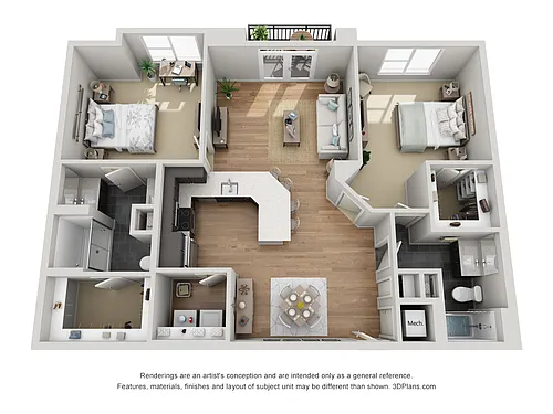 Floor plan B3