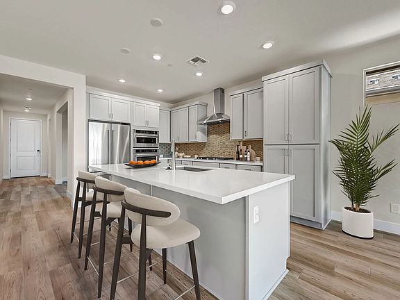 Virtually Staged Ridgecrest Flourish HS 91 Kitchen