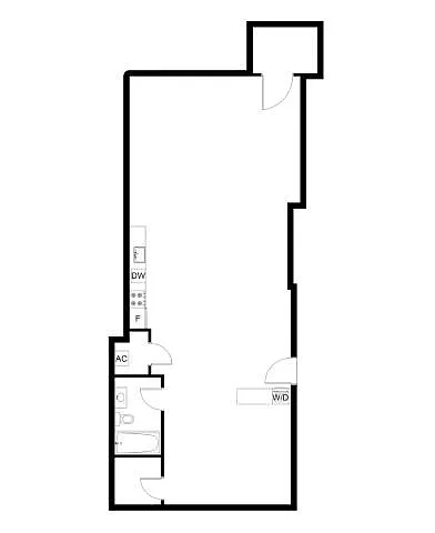 Floor plan Studio