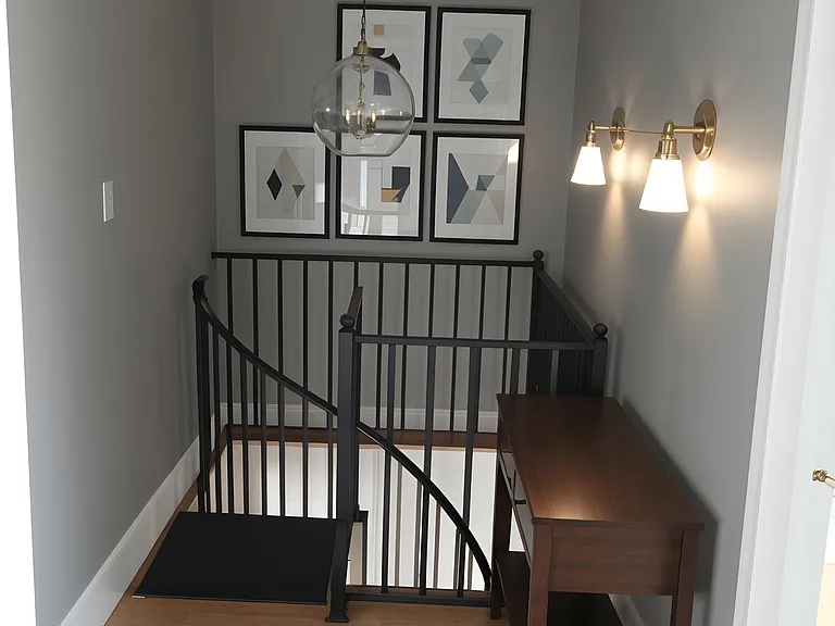 stair landing and hallway