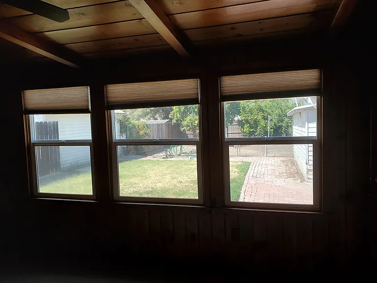 Den backyard view