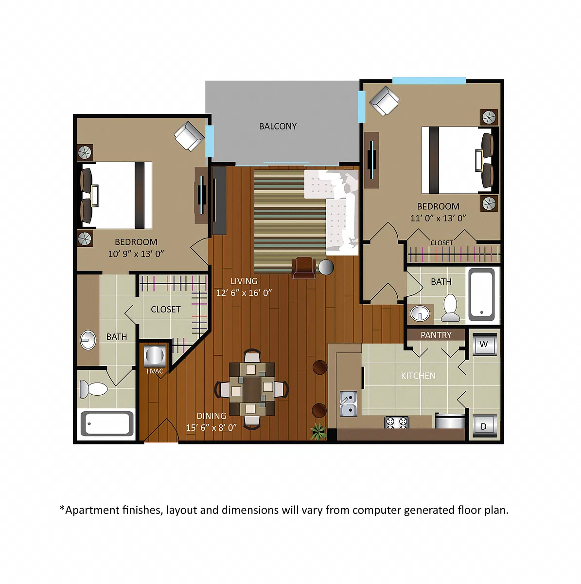 Floor plan Monaco