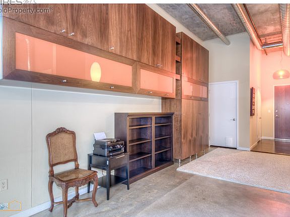 Custom walnut cabinetry