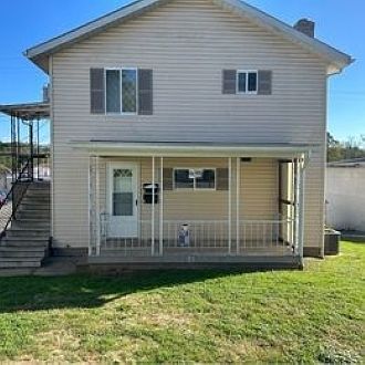 Back porch to yard and off street parking