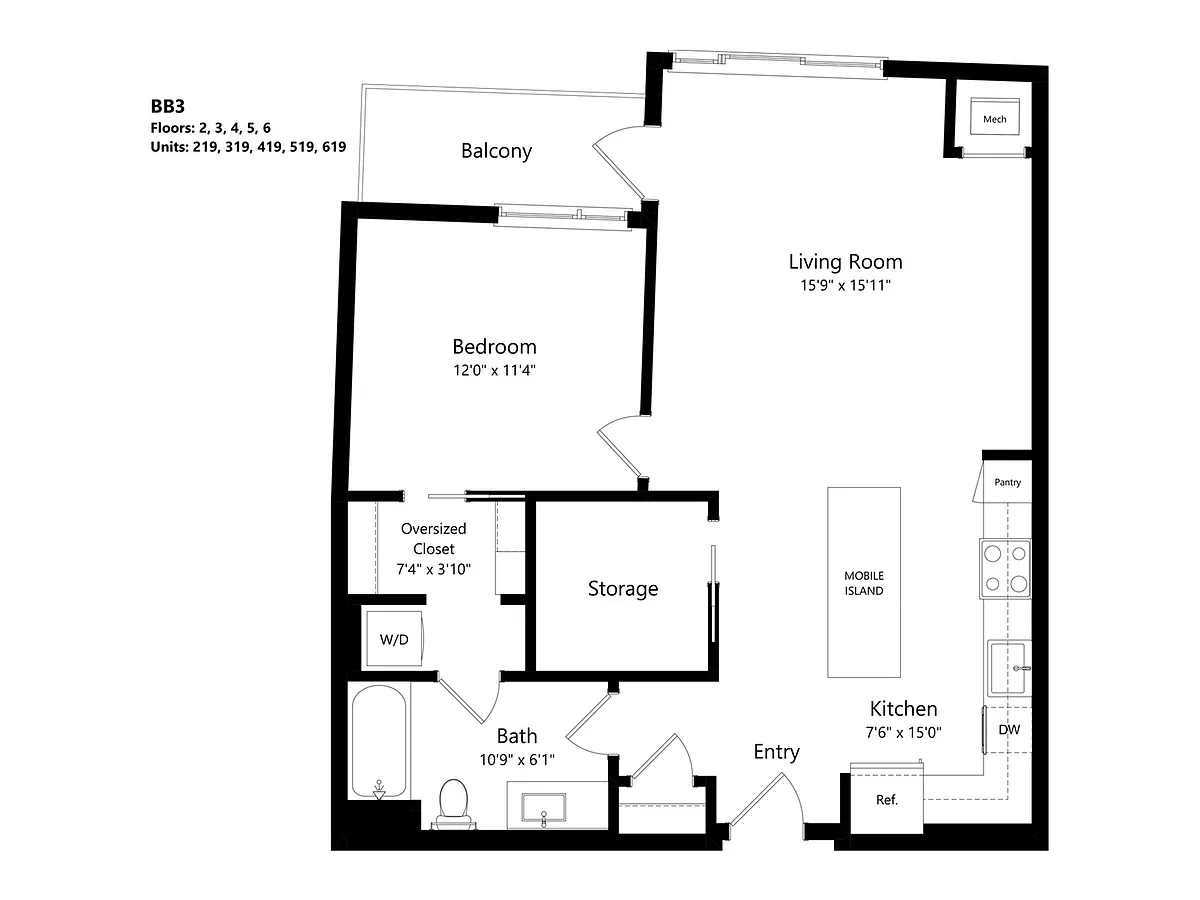 Floor plan BB3