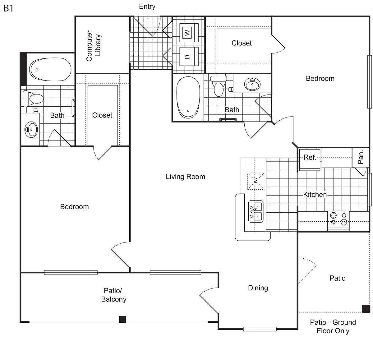 Floor plan B2