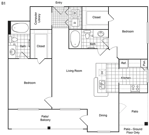 Floor plan B2