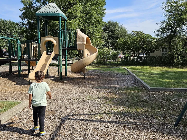 Part of the playground.