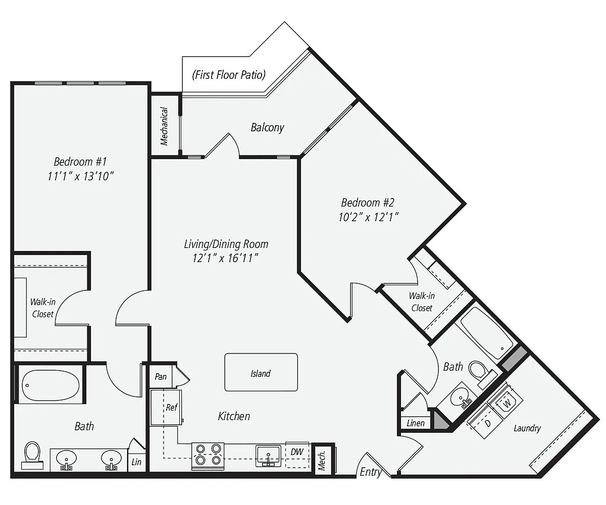 Floor plan B7-1240