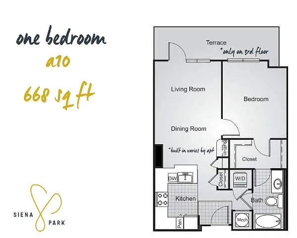 Floor plan A10