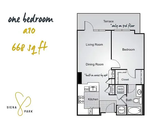 Floor plan A10