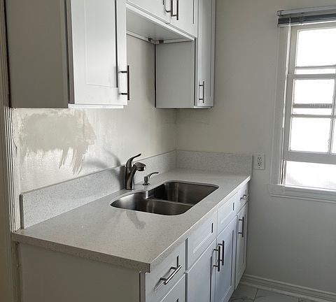 NEW CABINETS AND COUNTERTOP