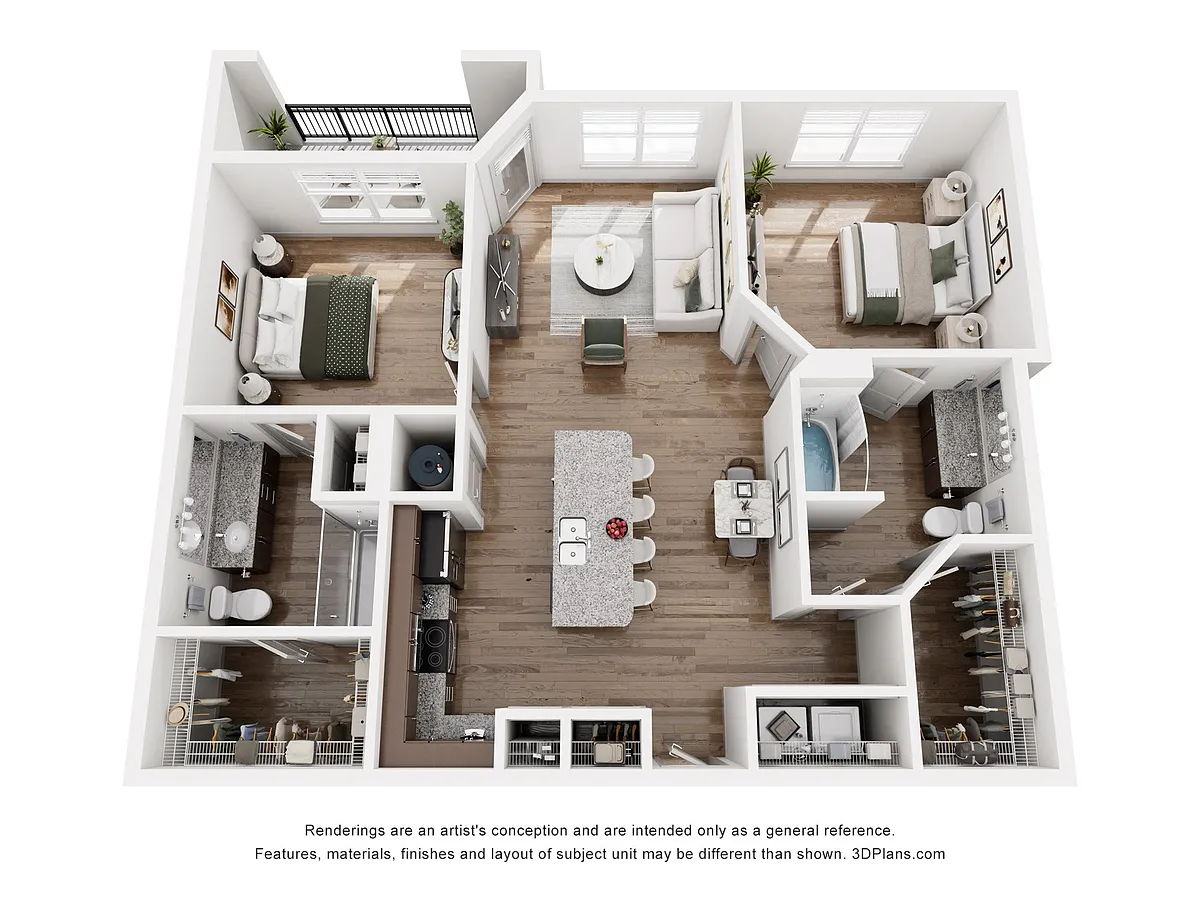 Floor plan B1A - Mays