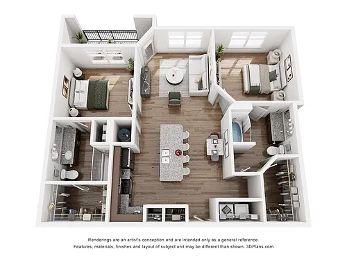 Floor plan B1A - Mays