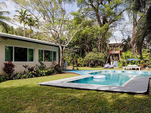 View from the back of the yard