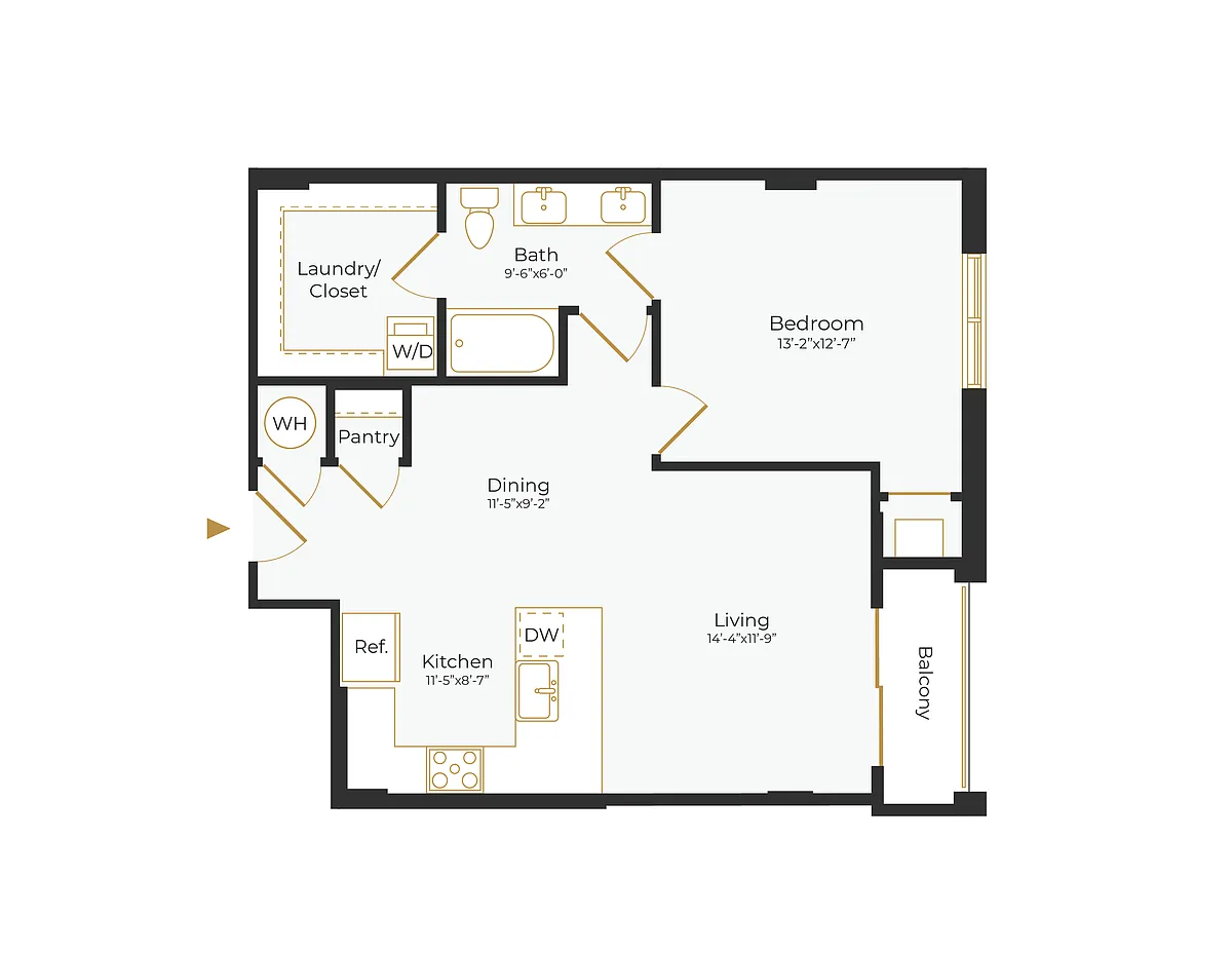 Floor plan A13