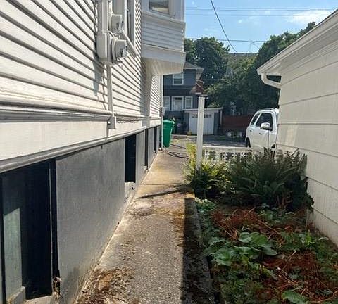 other side of house