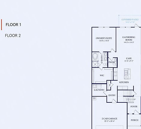 Fentress Floor Plan, Quick Move-In Home, Floor 1