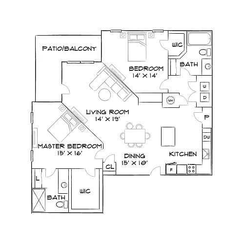 Floor plan Design 2C