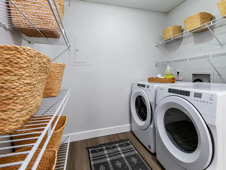 Every home at The View is outfitted with full-size washer and dryers for your ultimate in-home accessibility.