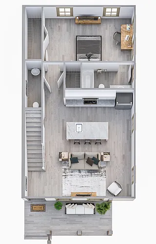 Floor plan Three Bedroom