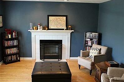 Hot Chocolate and Fires in this cozy Living Room