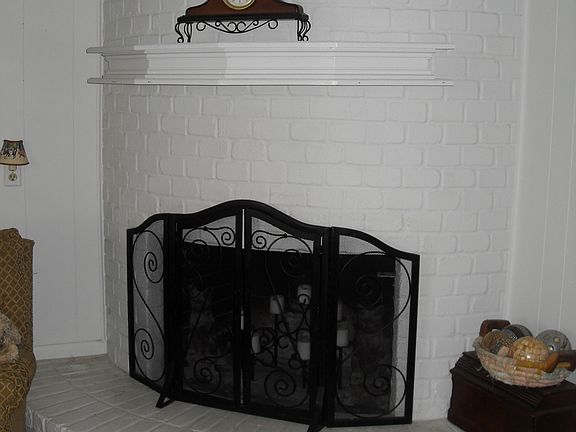 Extra large fireplace