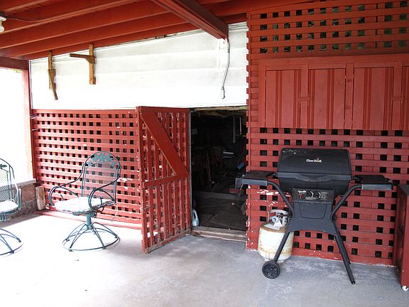 Plenty of storage off patio