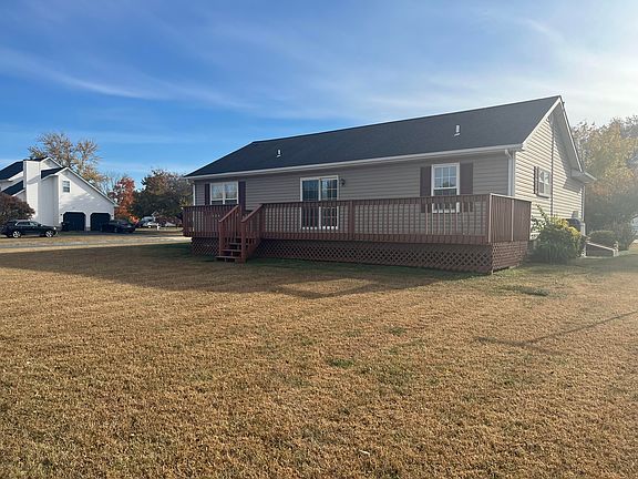 Back yard and large deck