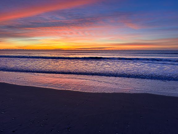 A breathtaking view from the condo of sunrise and a new day!