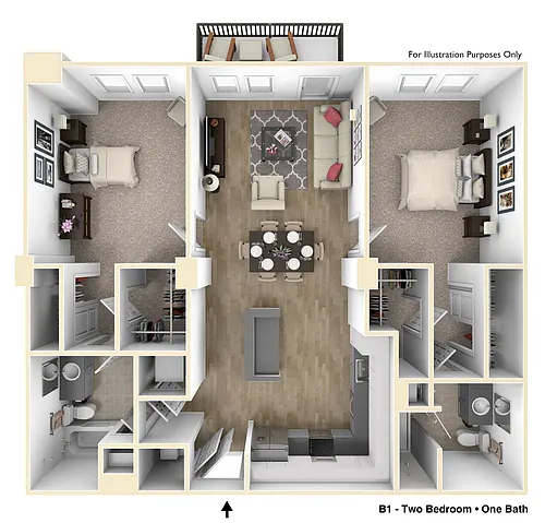 Floor plan B1