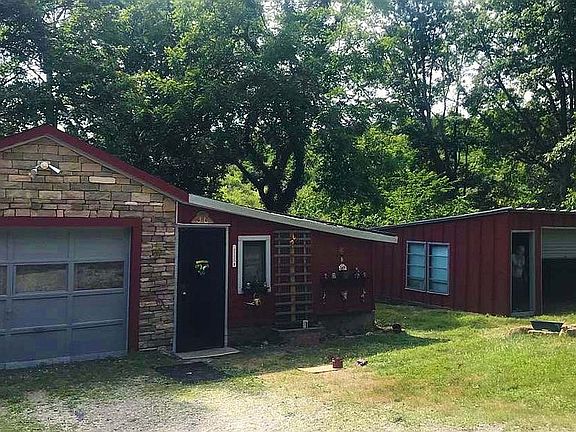 Garage and side shed