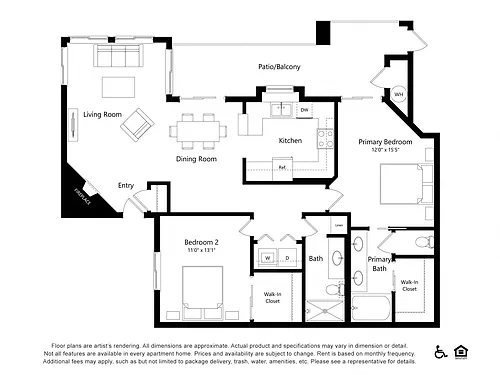 Floor plan The Seville