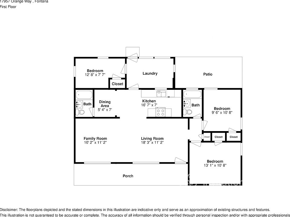 専用ページ 17957 Orange Way, Fontana, CA 92335 | Zillow
