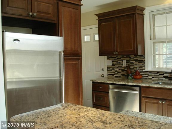 Kitchen with granite countertops